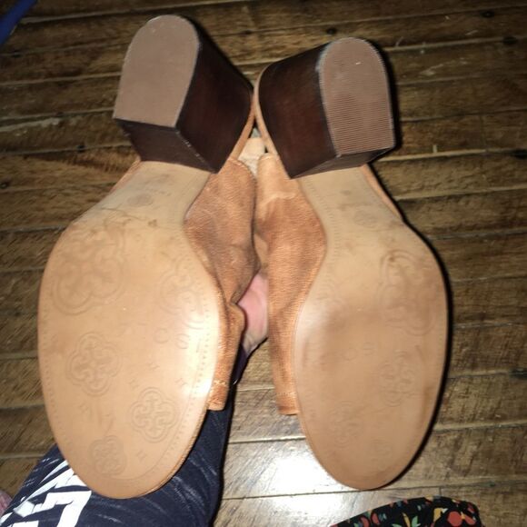 Isola Isanti sling back open toe leather block heel sandals - Picture 5 of 6